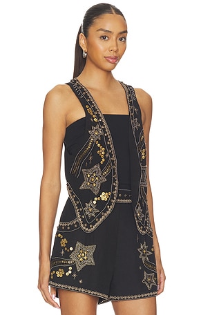 SPELL Night Sky Vest in Black