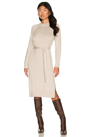 Splendid Clarice Sweater Dress in Heather Oatmeal | REVOLVE