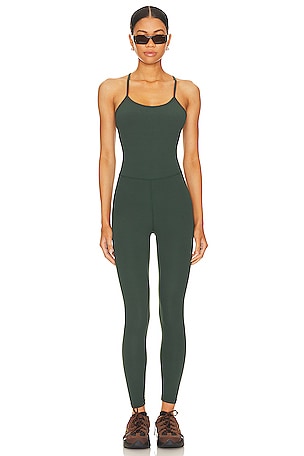 Beyond Yoga Spacedye Daring Jumpsuit in Black. Size XS, M, L, XL.