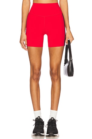 Splits59 Ella Airweight High Waist Shorts in Red. Size XL. Also