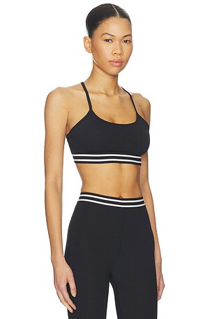 Splits59 Cali Active Rib Sports Bra in Black