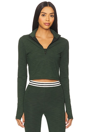 Stevie Active Rib Half Zip Sweatshirt Splits59