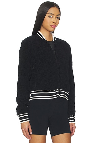Splits59 Willa Sherpa Jacket in Black