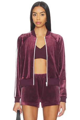 Heritage Velour Bomber Jacket Splits59