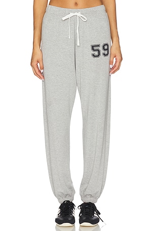 Andie Oversized Fleece Varsity 59 Sweatpant Splits59
