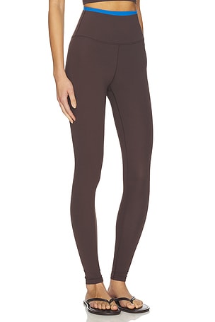 Splits59 Dual High Waist Airweight 7/8 Legging in Chocolate