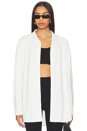 Kate Airweight Lite Button Down Top Splits59