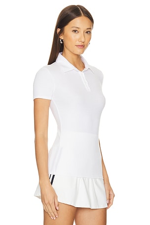 Splits59 Talia Rib Polo in White