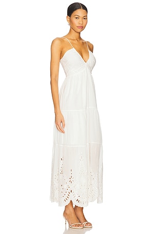 Scarlett Poppies Zephyr Maxi Dress in White