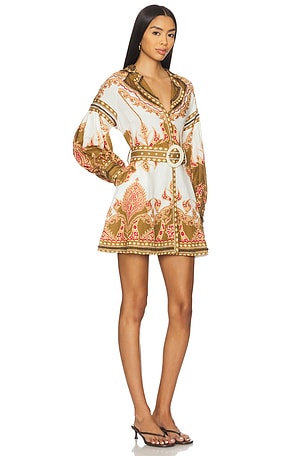 Scarlett Poppies Florista Mini Dress in Neutral