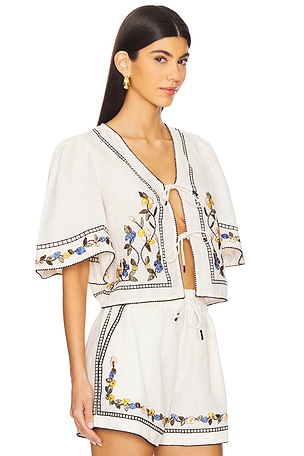 Scarlett Poppies Freja Top in Ivory