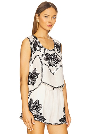 Scarlett Poppies Minetti Top in Ivory. Size XS. Also