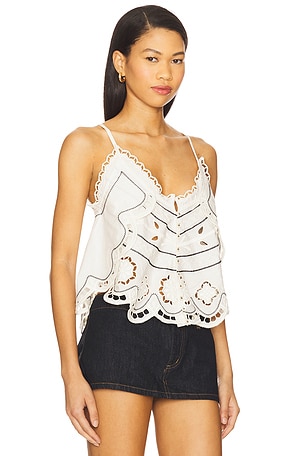 Scarlett Poppies Priya Top in White