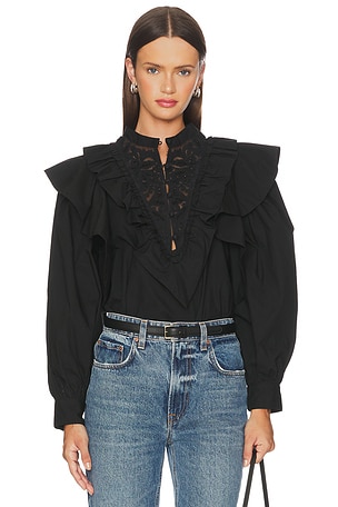 Rena Top Scarlett Poppies