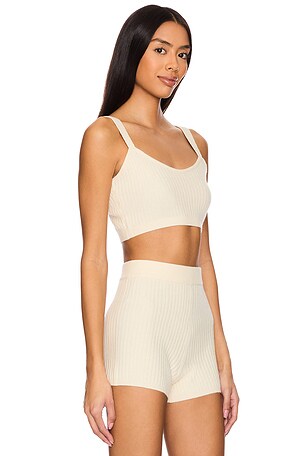 Spiritual Gangster Sofia Bralette in Cream. Size S. Also