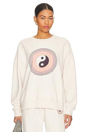 Yin Yang Relaxed Sweatshirt Spiritual Gangster