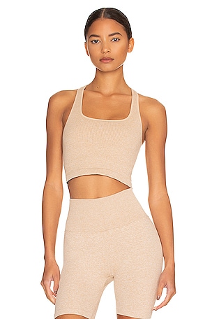 Athena Heather Crop Tank Spiritual Gangster