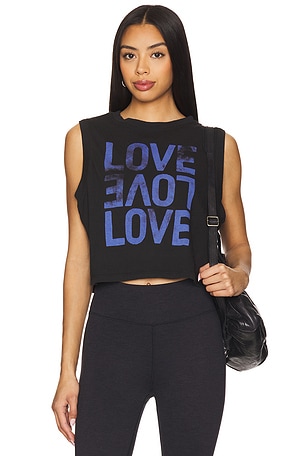 Love Crawford Crop Tank Top Spiritual Gangster