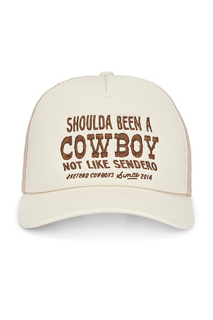 Shoulda Been A Cowboy Trucker Hat Sendero Provisions Co.