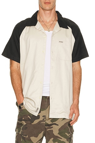 Sendero Provisions Co. Saloon Shirt in Cream. Size S. Also
