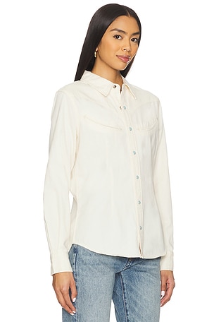 Sendero Provisions Co. The Yoakam Button Up Shirt in Ivory. Size XS. Also