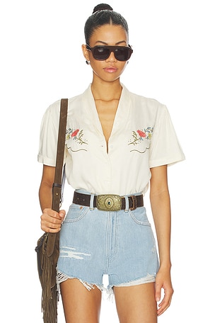 Prairie Rose Lace Blouse Sendero Provisions Co.