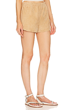SPRWMN Dolphin Shorts in Tan