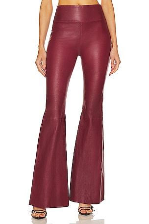 NEW FP Movement Free People M/L Rich Soul Ribbed High Waisted Flare Leggings