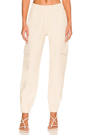 SPRWMN Cargo Jogger in Off White REVOLVE