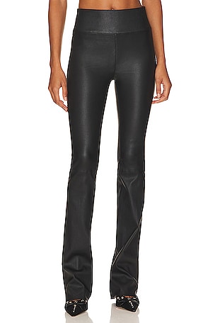 DUNDAS x REVOLVE Syd Leather Pants in Black
