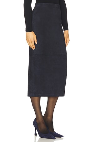 Sprwmn falda midi en color Carbón