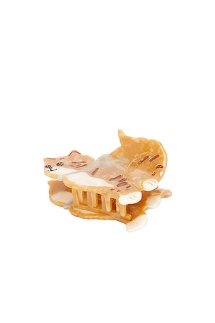 Hand-Painted Kyoto Kitten Claw Hair Clip Solar Eclipse