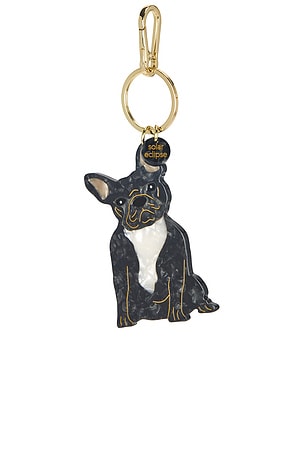Hand-painted Bag Charm Solar Eclipse