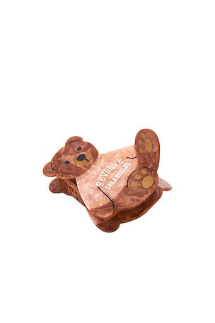 Solar Eclipse x Revolve Hand-Painted Los Angeles Collegiate Teddy Claw Clip.