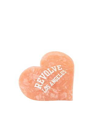 Solar Eclipse x Revolve Hand-Painted Los Angeles Collegiate Heart Claw Clip.
