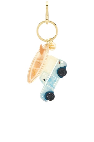 Solar Eclipse x Revolve Hand-Painted Bag Charm + Keychain in Blue
