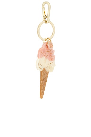 Hand-painted Gelato Bag Charm + Keychain Solar Eclipse