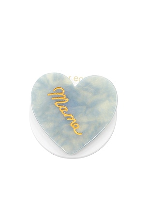 Hand-Painted Mama Heart Grip Charm Solar Eclipse
