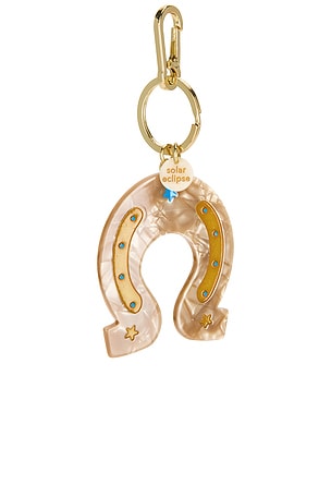 Hand-painted Bag Charm Solar Eclipse
