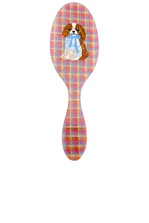 Hand-painted King Charles Amazing Hair Day Brush Solar Eclipse