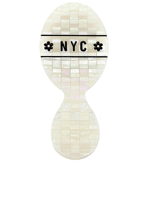 Hand-painted NYC Mosaic Handbag Hero Brush Solar Eclipse