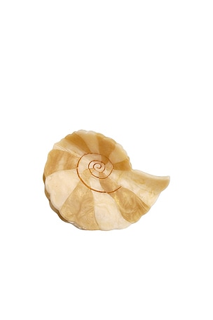 Hand-painted Spiral Shell Claw Hair Clip Solar Eclipse