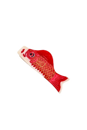 Hand-painted Carp Lantern Claw Hair Clip Solar Eclipse