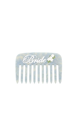 Hand-Painted Bride Pocket Comb Solar Eclipse