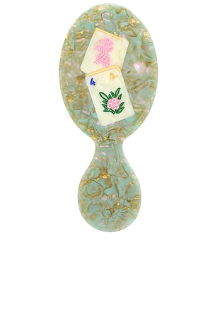 Hand-Painted Flower Mahjong Handbag Hero Brush Solar Eclipse