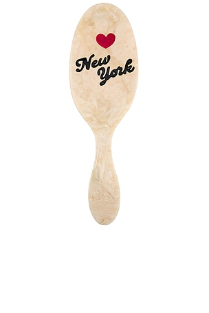 Hand-Painted I Love New York Amazing Hair Day Brush Solar Eclipse