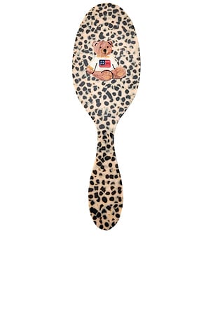 Hand-Painted USA Teddy Amazing Hair Day Brush Solar Eclipse