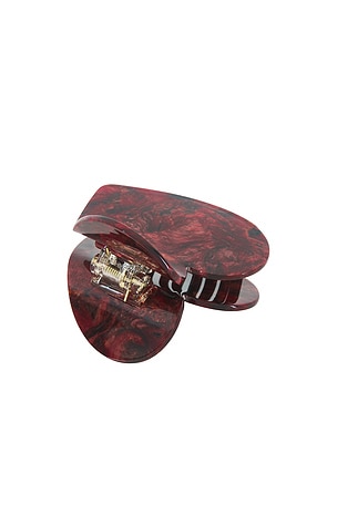 Solar Eclipse Limited Edition Hand-Painted Heart Hair Claw Clip in Beauty: NA