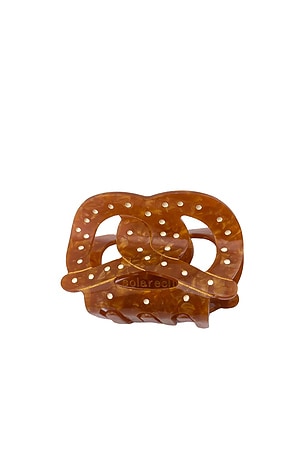 Hand-painted Pretzel Hair Claw Clip Solar Eclipse