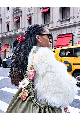 Solar Eclipse Hand-painted Origami Gift Bow Hair Claw Clip in Red